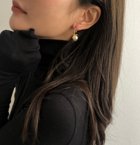 [DUNGEUREON] Ornament Ribbon Earrings