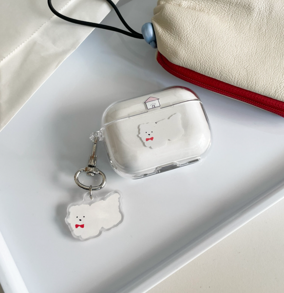 [two paw yard.] Little Fluffy Airpods Case