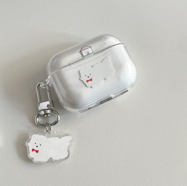 [two paw yard.] Little Fluffy Airpods Case