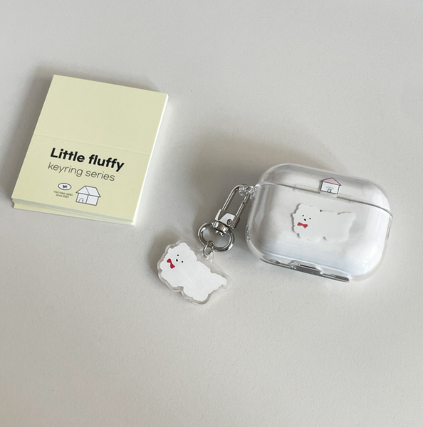 [two paw yard.] Little Fluffy Airpods Case