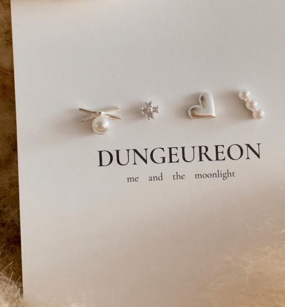 [DUNGEUREON] Once Pearl Piercing Set