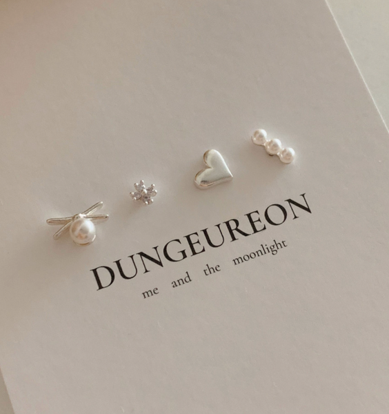 [DUNGEUREON] Once Pearl Piercing Set