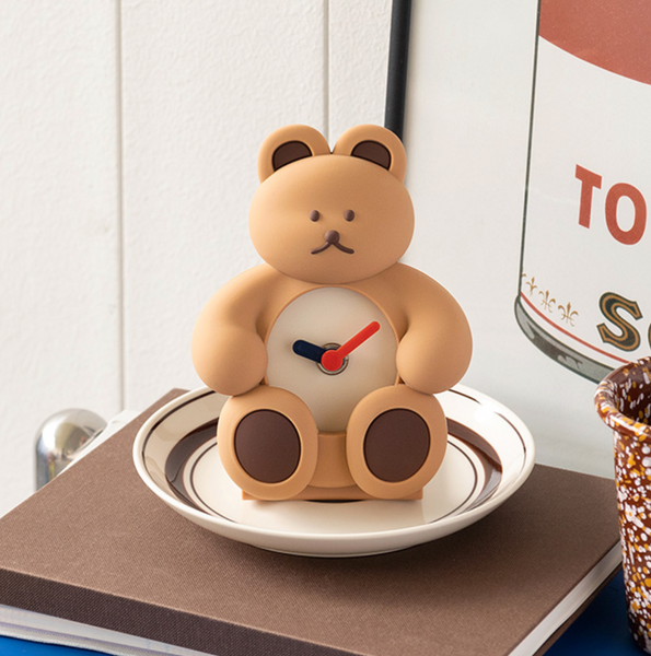 [DONATDONAT] Bear Silicone Table Clock