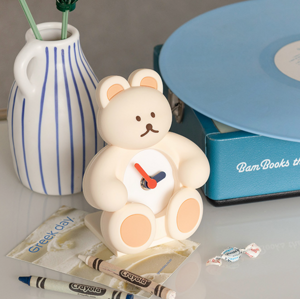 [DONATDONAT] Bear Silicone Table Clock