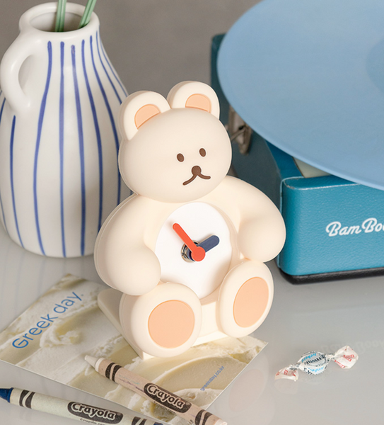 [DONATDONAT] Bear Silicone Table Clock