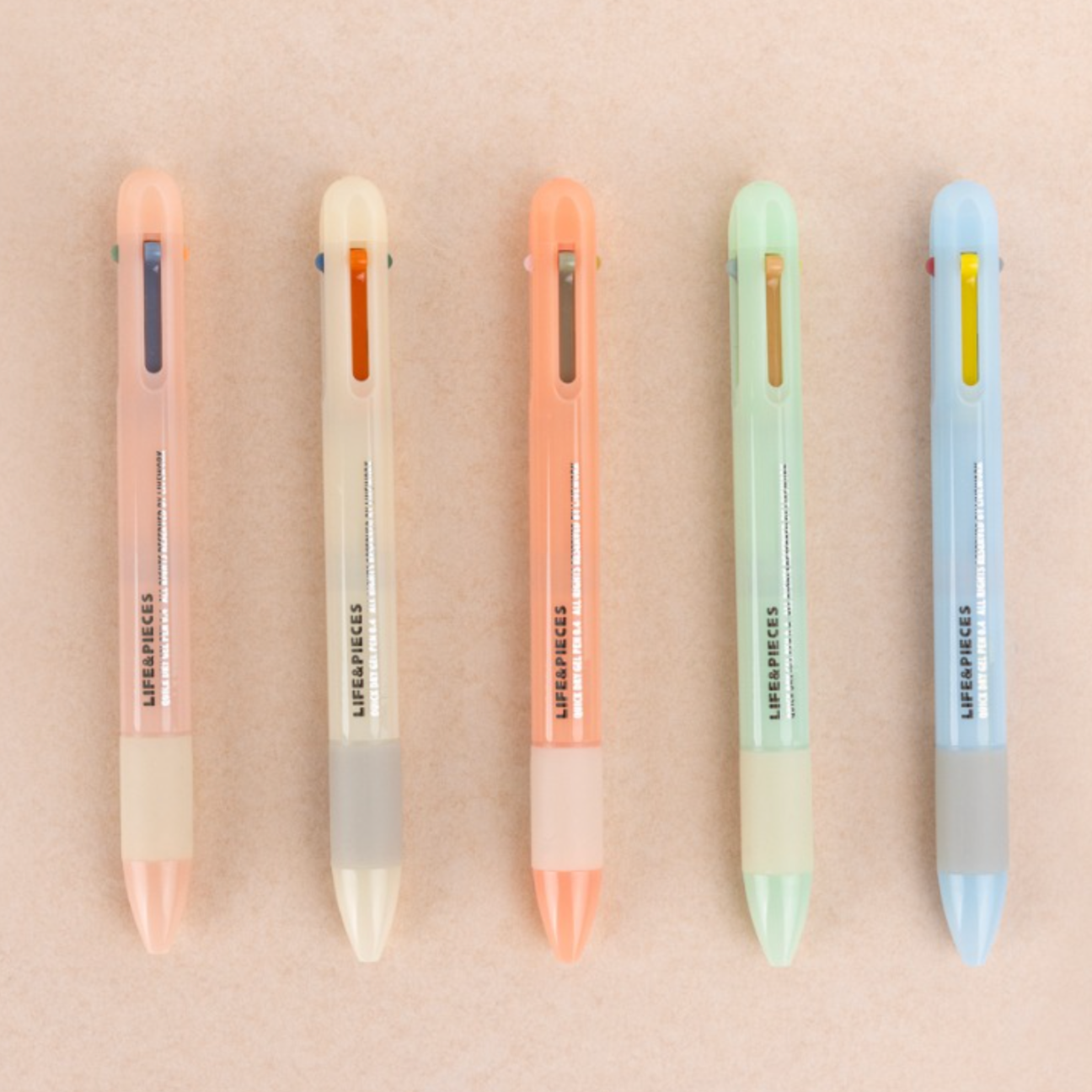 [LIVEWORK] New! Life & Pieces 4 Color Gel Pen 0.4mm