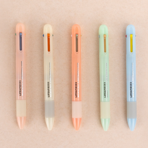 [LIVEWORK] New! Life & Pieces 4 Color Gel Pen 0.4mm