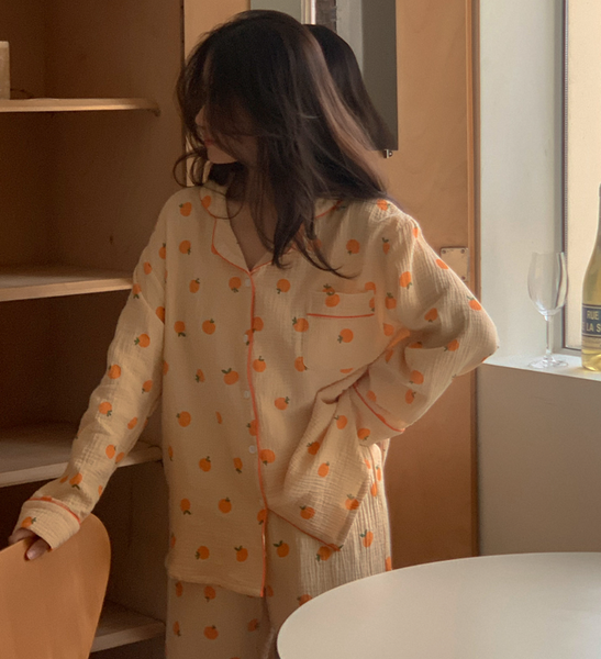 [Juuneedu] Daily Orange Pyjamas