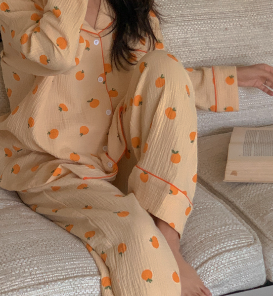 [Juuneedu] Daily Orange Pyjamas