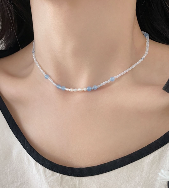 [SOYE PI-NE] Gemstone Beads Necklace