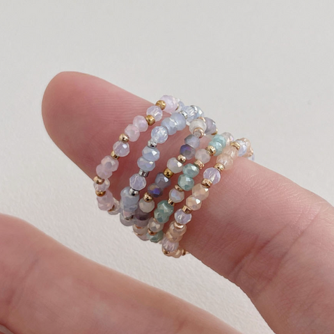 [SOYE PI-NE] Flower Garden Beads Ring