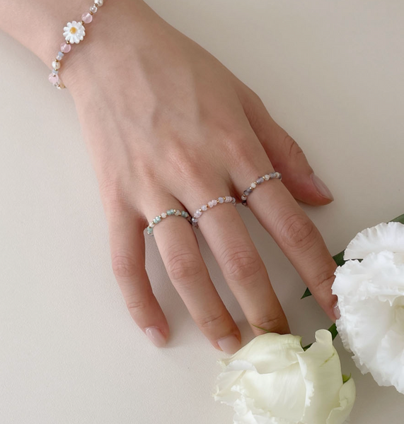 [SOYE PI-NE] Flower Garden Beads Ring
