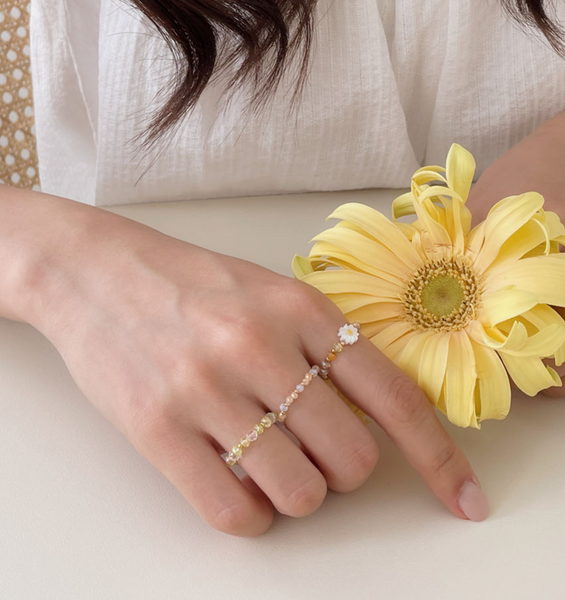 [SOYE PI-NE] Flower Garden Beads Ring