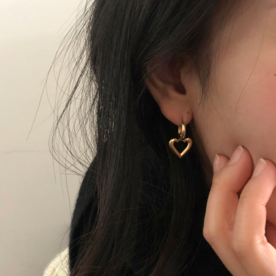 [DUNGEUREON] Windy Heart One-touch Earrings