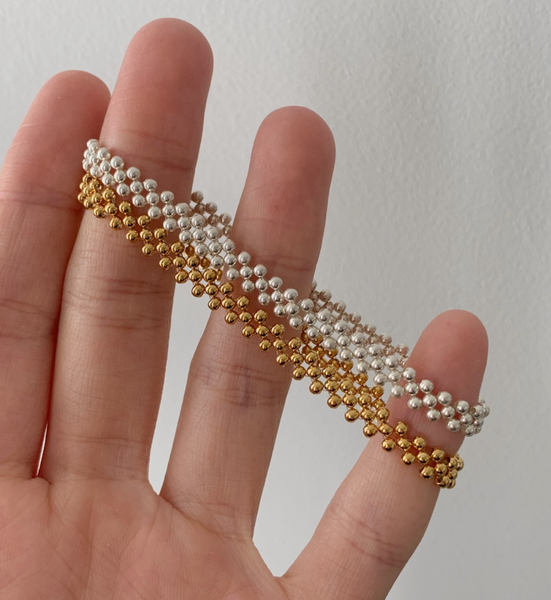 [SOYE PI-NE] Secret Silver Ball Banding Bracelet