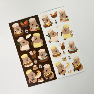 [YOUNG FOREST] 꽃카는 요리사 Quokka Sticker