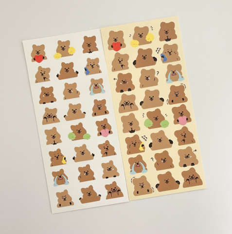 [YOUNG FOREST] Daily Quokka Sticker (renewal)