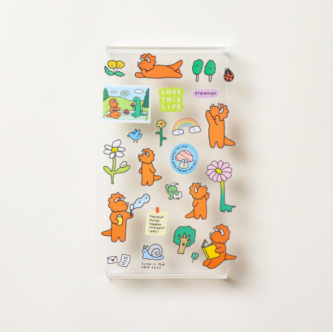 [JOGUMAN STORE] Tricera Goes to the Forest Sticker