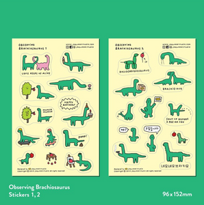 [JOGUMAN STORE] Observing Brachio Sticker Set