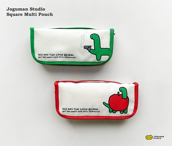 [JOGUMAN STORE] Fabric Square Pencil Pouch