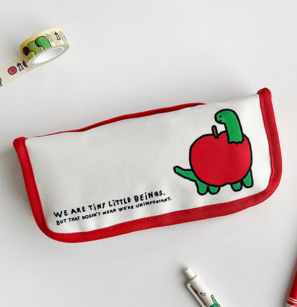 [JOGUMAN STORE] Fabric Square Pencil Pouch