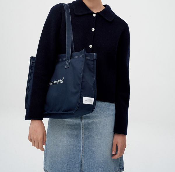 [untidy] Rounding Stitch Bag Navy