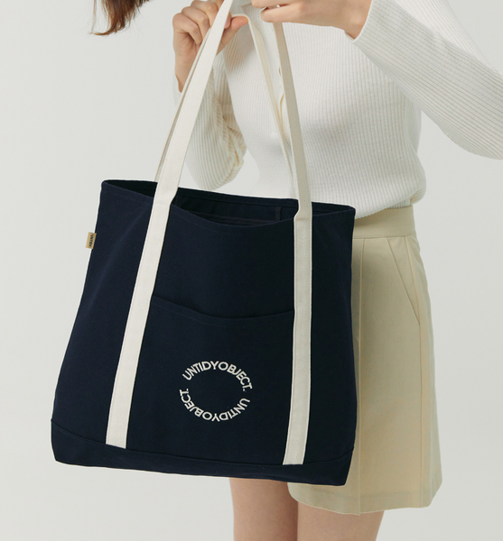 [untidy] Object Bag Reverse Navy