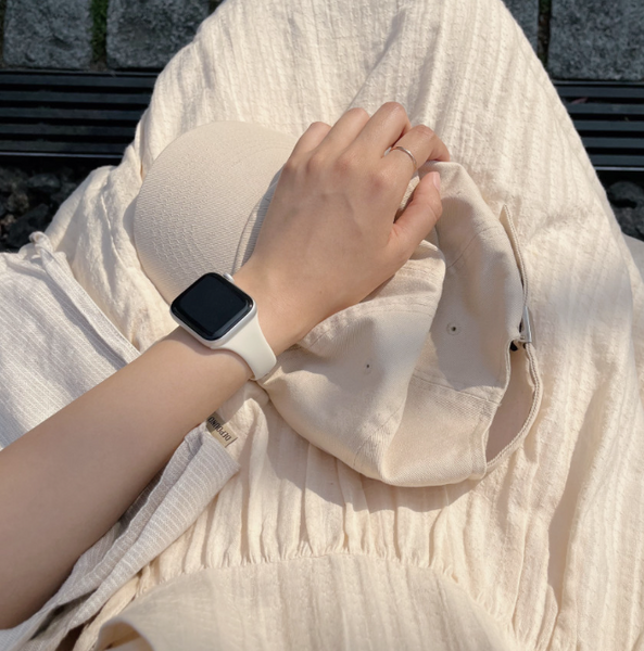 [LE SANS] Soft Silicon Apple Watch Strap (Slim Ver.)