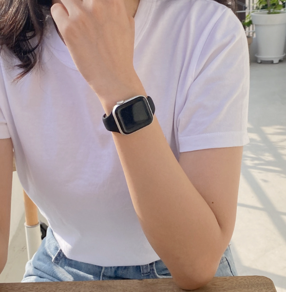 [LE SANS] Soft Silicon Apple Watch Strap (Slim Ver.)