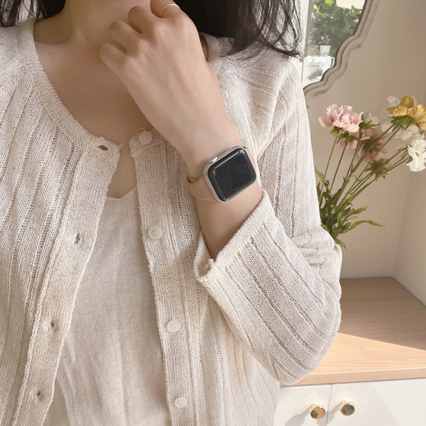 [LE SANS] Soft Silicon Apple Watch Strap (Slim Ver.)