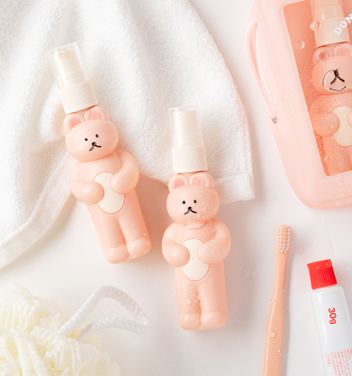 [DONATDONAT] Bear Travel Bottle Set