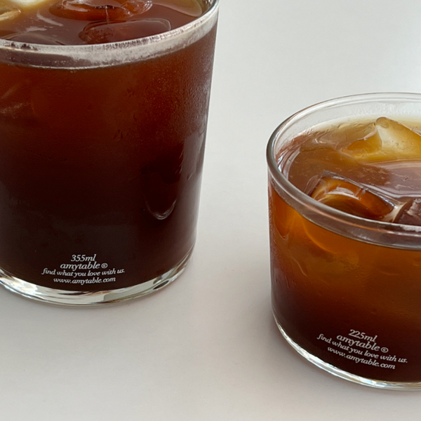 [amytable] Ice Americano Glass (220ml/355ml)