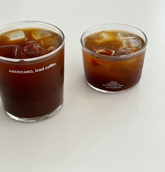 [amytable] Ice Americano Glass (220ml/355ml)