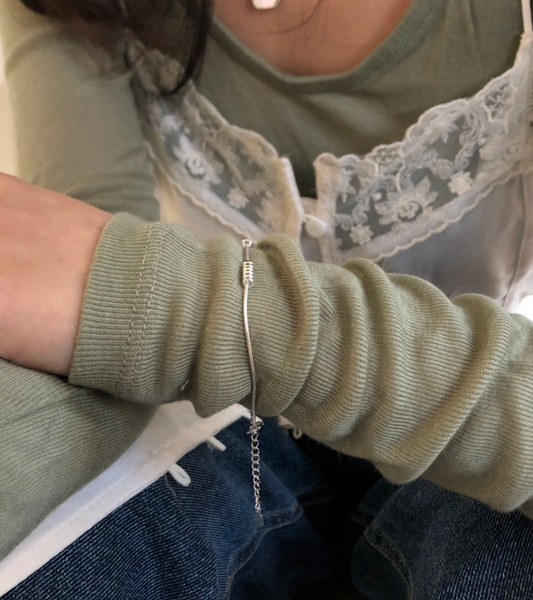 [DUNGEUREON] Basil Silver bracelet