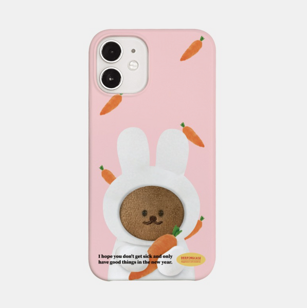 [DEEPING CASE] 행복한 토끼 Hard Case (2colour)