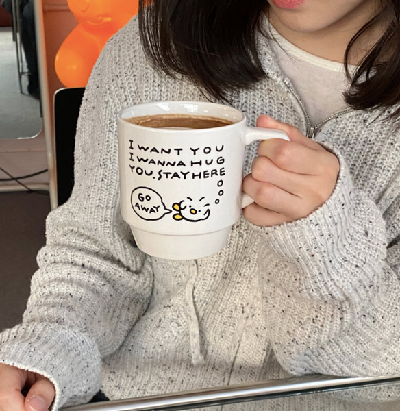 [PERMS] HUG ME / GO AWAY Mug 360ml