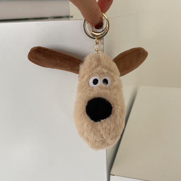 Gromit Face Keyring