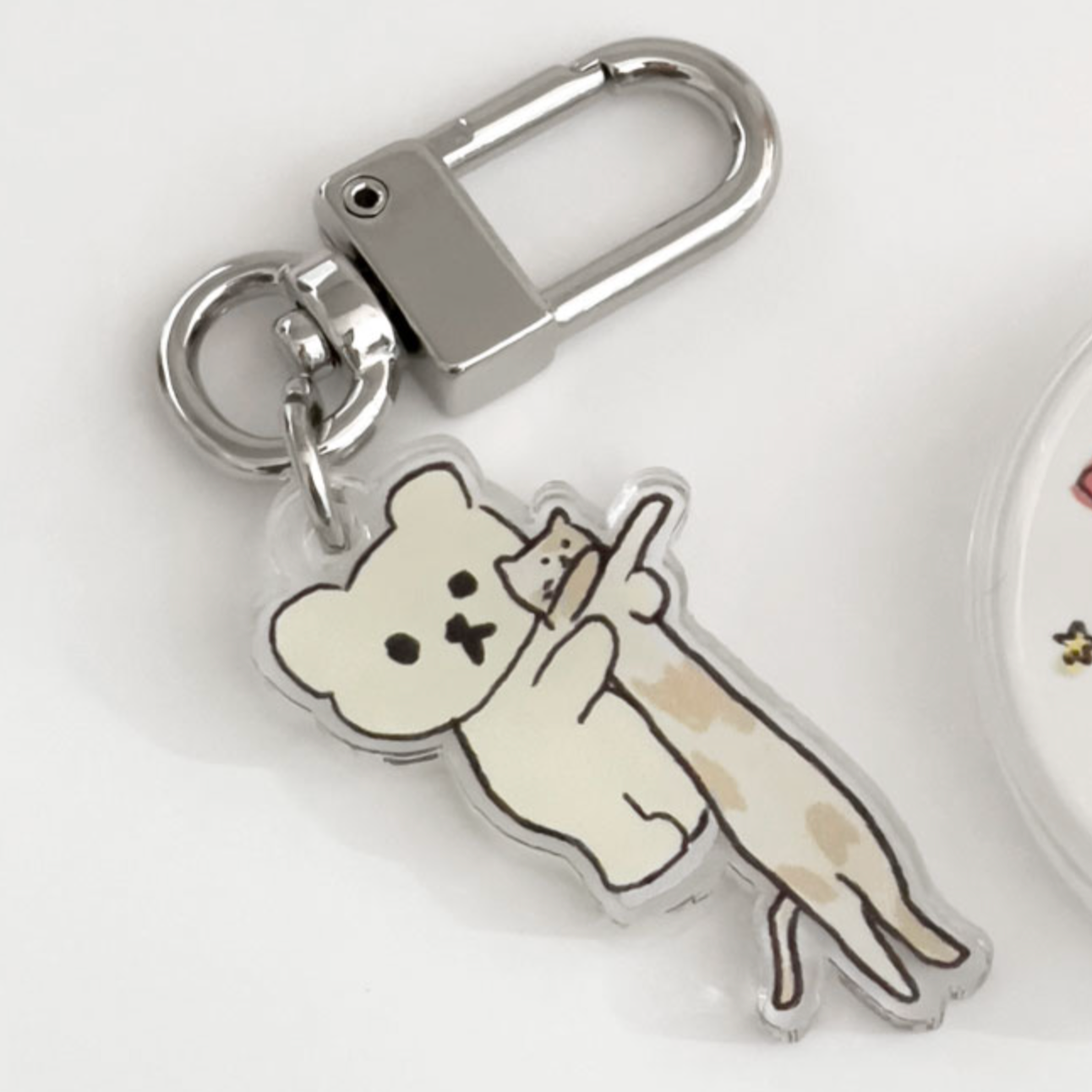 [MAZZZZY] Cat & Muffin Keyring