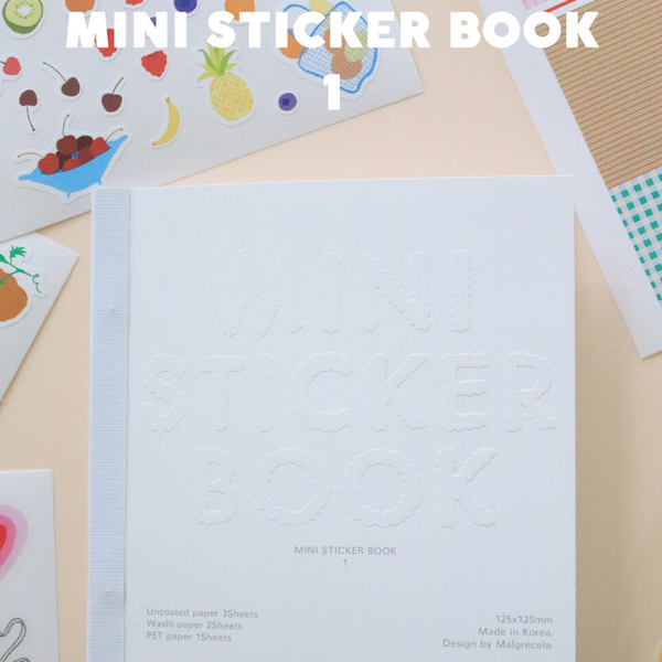 [Malgrecela] Mini Sticker Book 01