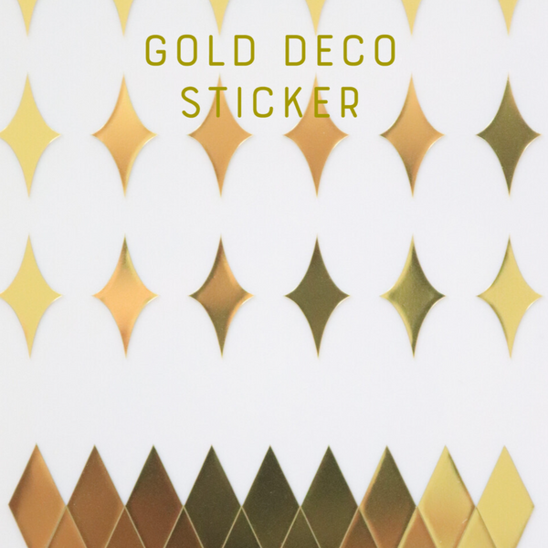 [Malgrecela] Gold Deco Sticker