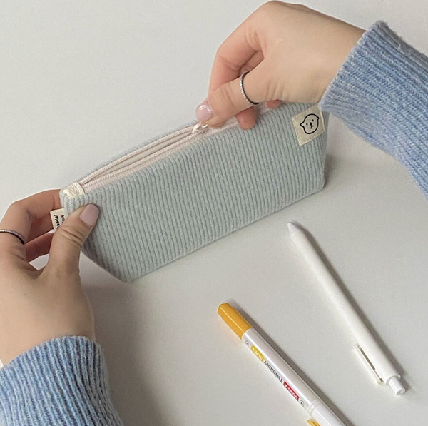 [haedal._.store] Pencil Case (knit ver)