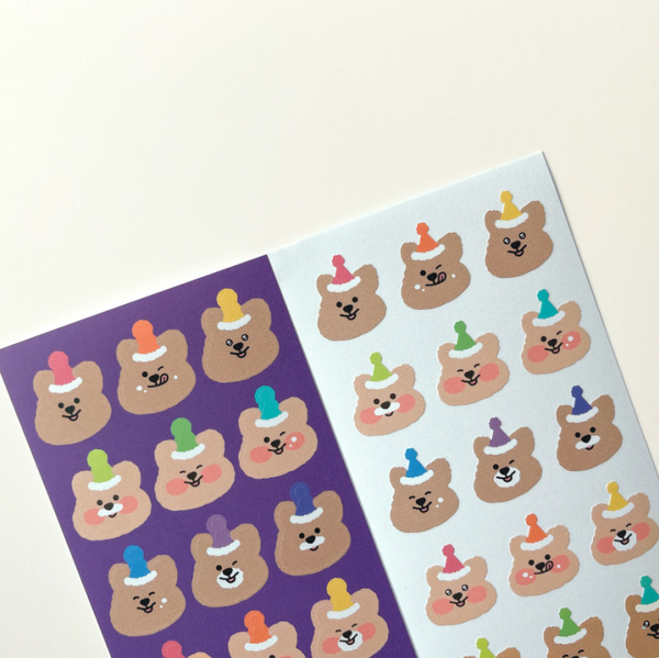 [YOUNG FOREST] Cone Hat Quokka Sticker