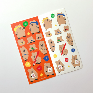 [YOUNG FOREST] Study Quokka Sticker