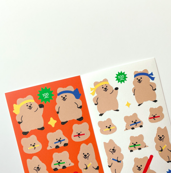 [YOUNG FOREST] Study Quokka Sticker