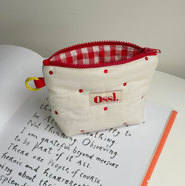 [Ossl] Ossl Handmade Red Mini Pouch