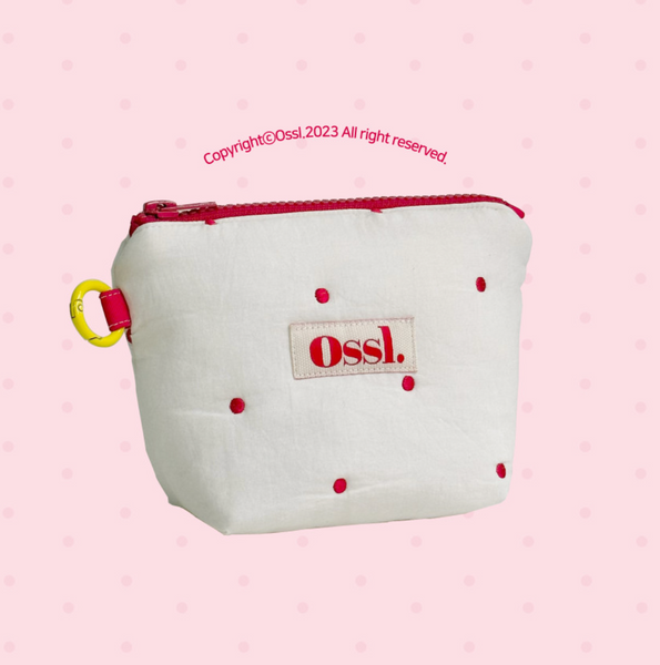 [Ossl] Ossl Handmade Red Mini Pouch