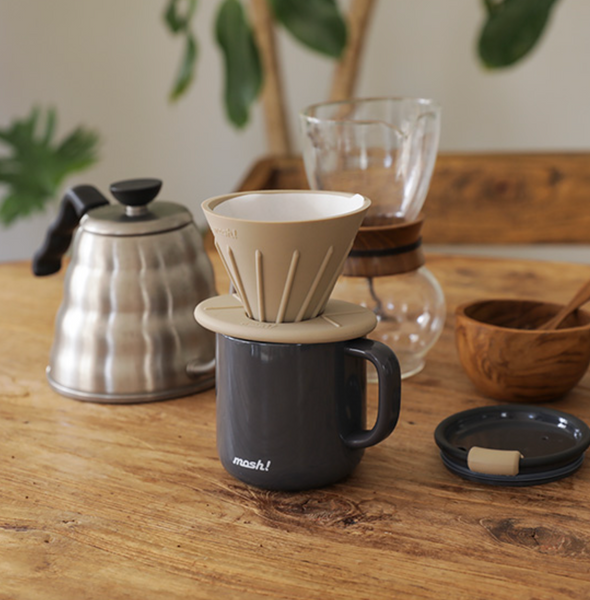 [mosh!] Latte Vacuum Mug 430ml