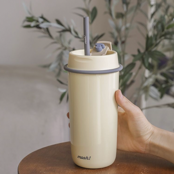 [mosh!] Latte Straw Tumbler 480ml