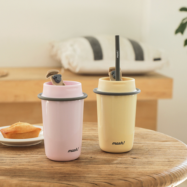 [mosh!] Latte Straw Tumbler 480ml