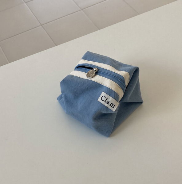 [Clam] Clam Round Pouch (Lagy Blue)